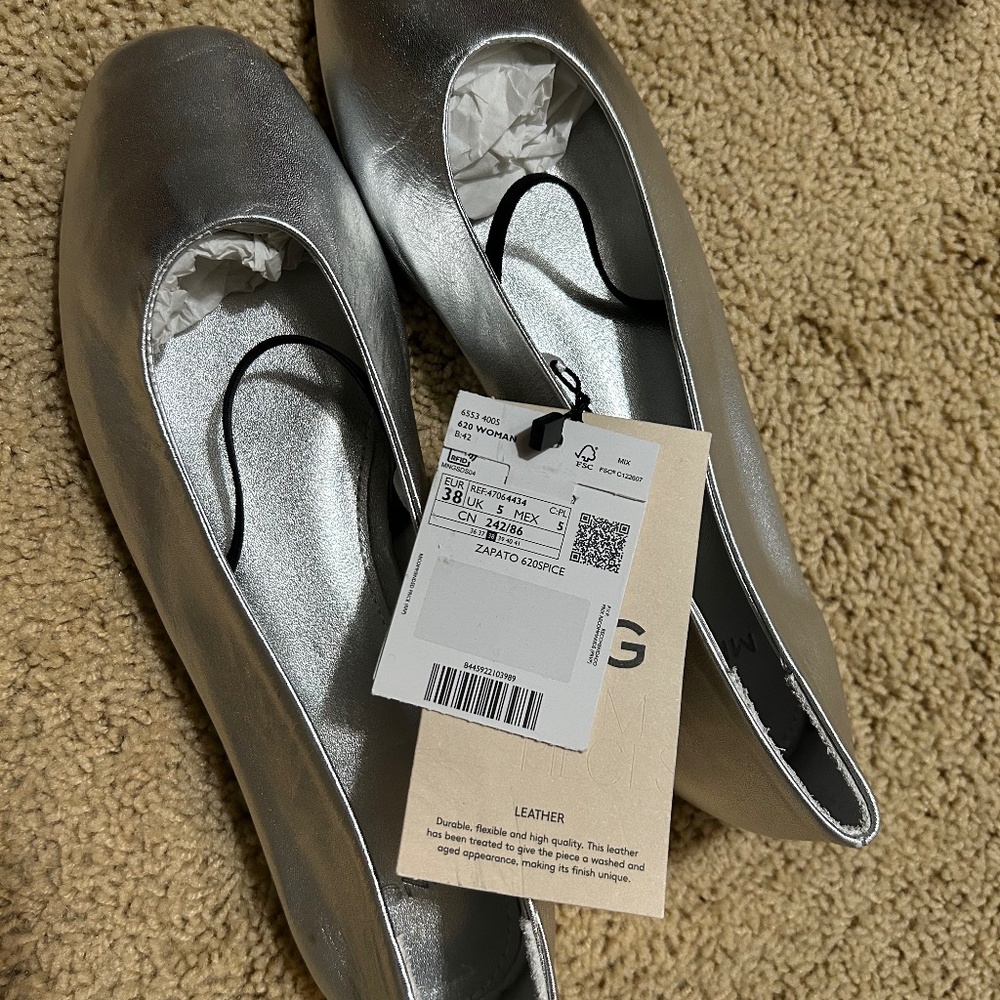 Mango silver flats